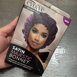 Vibrant Purple Satin Majestic Bonnet